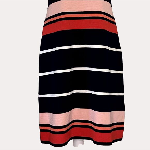 Eliza J Nylon Knit A Line Tank Dress Striped Multicolor S - Picture 5 of 9